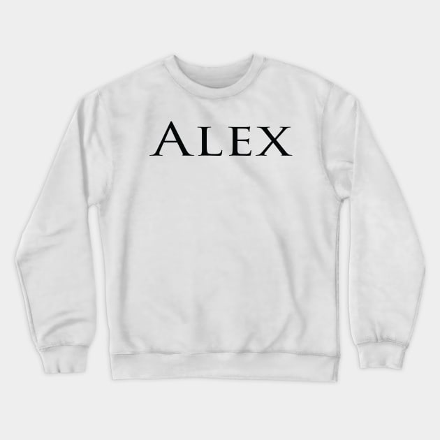 Alex My Name Is Alex Inspired Crewneck Sweatshirt by ProjectX23Red